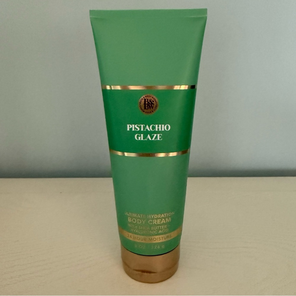 SET OF TWO B&BW “Pistachio Glaze” Body Cream  / DISCONTINUED / NEW - Picture 2 of 3